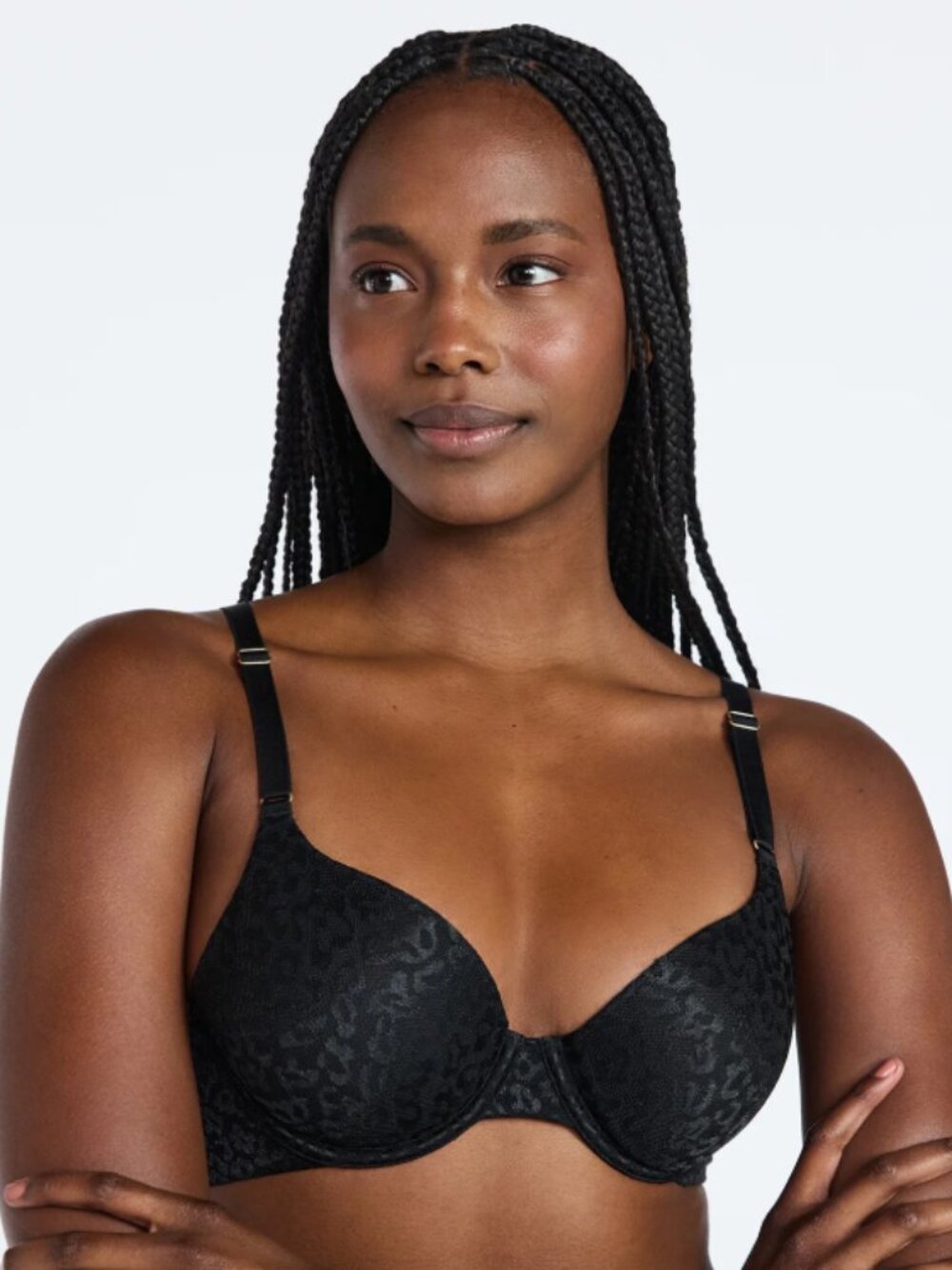 NEW Joyspun Women's Black Soot 36A Bra